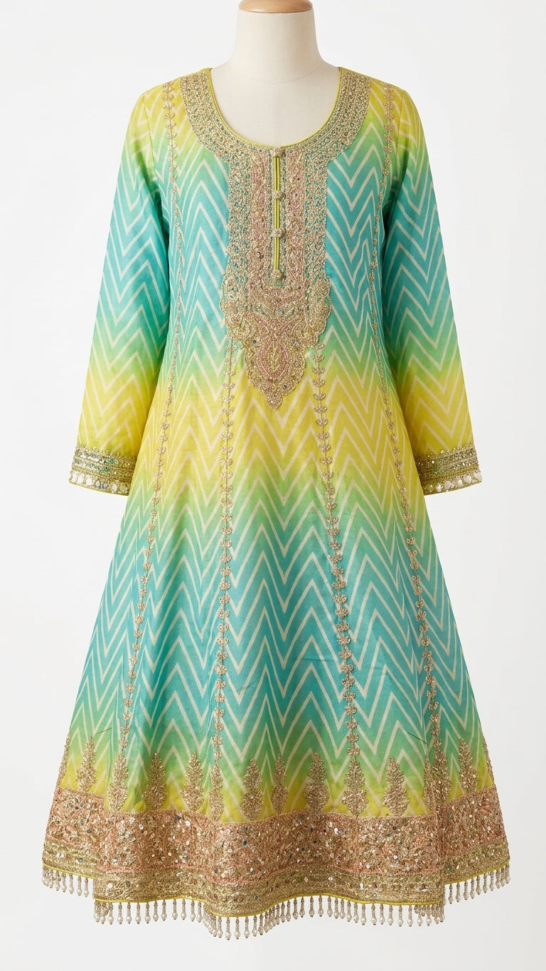 Lehar Embroidered Silk 3-Piece Suit