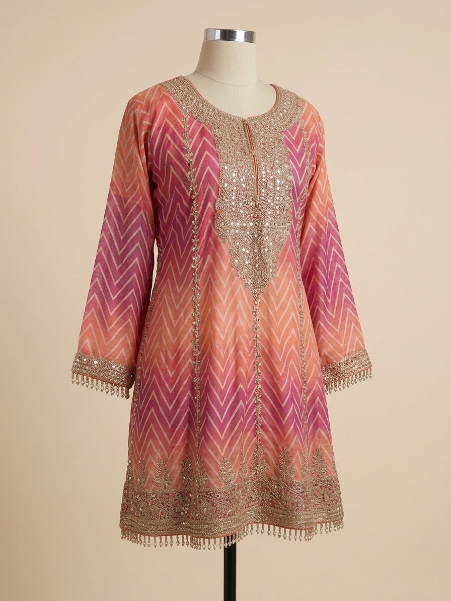 Lehar Embroidered Silk 3-Piece Suit