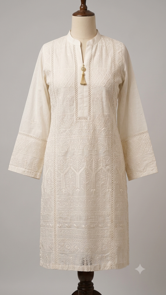 Tawakkal Fabrics "Aafreen" Embroidered Organza 3-Piece Suit
