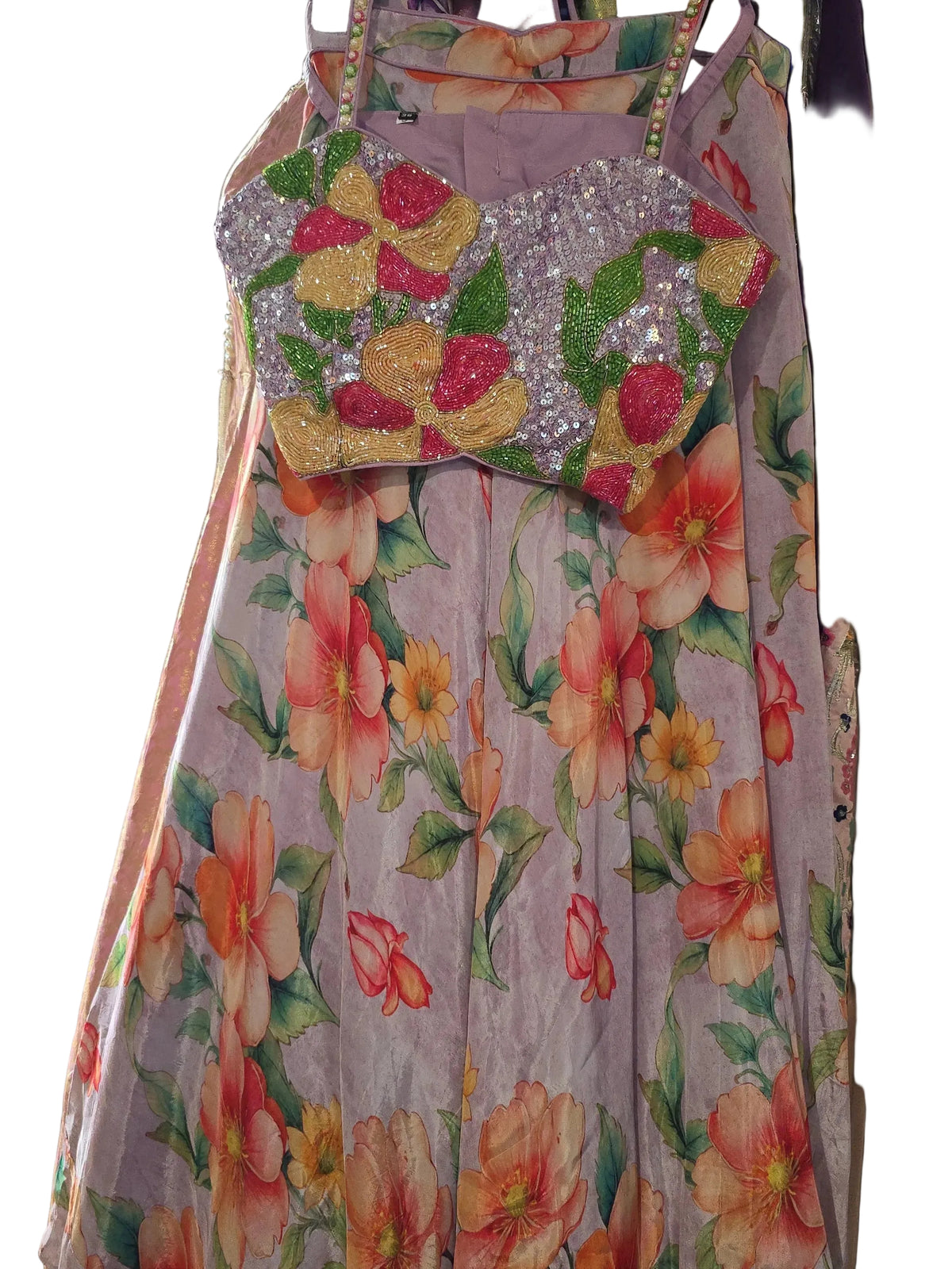 Silk langha set